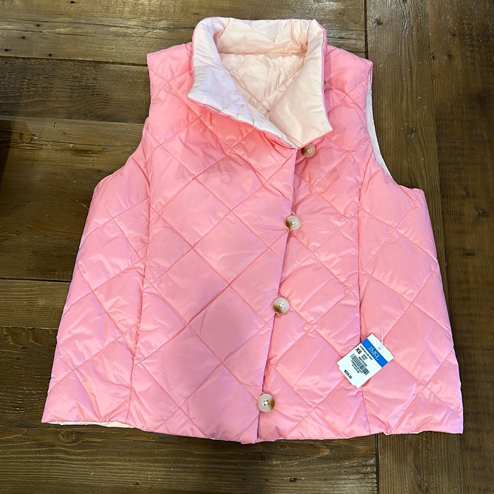 NEW! J. McLaughlin reversible puffer vest